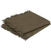 Atmosphera - Lot de 2 serviettes de table Maha vert