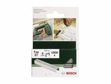 Bosch 2609255834 set de 1000 agrafes ã fil plat type 51 largeur 10 mm epaisseur 1 mm longueur 14 mm 2609255834