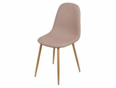 Chaise scandinave tissu oslo taupe