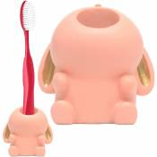 Heytea - Porte-brosse à dents amusant pour enfants Mini brosse à dents – Porte-brosse à dents de salle de bain, mini animaux