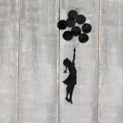 Homemania HOMEMANIA Tableau Inspirations des Auteurs Banksy Ballons - Décoration Art Home - Mur - Imprimé, Numérique, Dessin - Ca