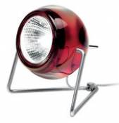 Lampe de table Beluga / version verre - Fabbian rouge