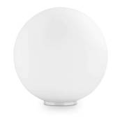 Mapa bianco Lampe de Table Globe Blanc - Ideal Lux