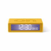 Réveil LCD Flip + Travel / Mini réveil réversible de voyage - Lexon jaune en plastique
