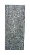 Rideau de porte Flash chenilles 90x220 cm - gris - Morel