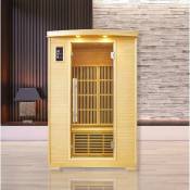 Sauna infrarouge NORDICA® CARBONE IR2 - (2 PLACES) 120x100