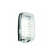 Saxby Lighting - Applique de jardin Avit Plascarbonate,plastique abs Noir 24 Cm - Blanc