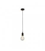 Suspension design Matt Black Acier Noir mat 1 ampoule 150cm
