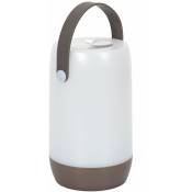 The Home Deco Factory - Lampe Tactile Nomade - Diam. 10,50 x 19 - Taupe