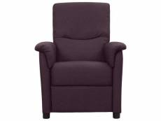 Vidaxl fauteuil violet tissu