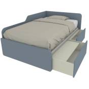 1264C - Canapé-lit de forme simple 120x190 avec tiroirs amovibles et indépendants - Avio / Marina - Avio / Marina