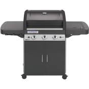 Campingaz - Barbecue 3 series classic ls plus dark dg methane and lpg in steel with piezo electric ignition