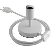 Creative Cables - Alzaluce - Lampe de table en métal 5 cm - Blanc mat - Blanc mat