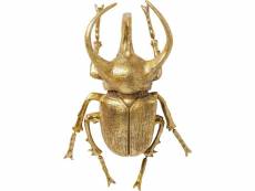 "déco murale atlas beetle dorée"