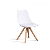 Designetsamaison - Chaise scandinave blanche - Minsk Blanc