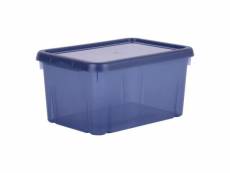 Eda plastique boite de rangement funny box 4 l - bleu