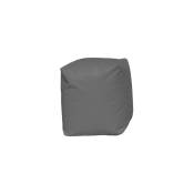 Homemaison - Pouf Cube Gris Gris clair 45x38x38 cm - Gris clair