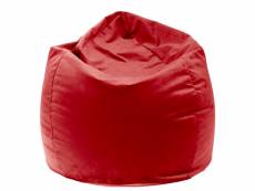 Jumbo bag - pouf poire - rouge scarlet 14200v-50 - william velvet