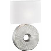 Lampe de table lampe de chevet argentée lampe de chevet