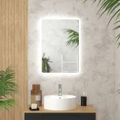 Miroir salle de bain avec eclairage led - 50x70cm -