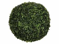 Plante artificielle "boule de buis" 36cm vert