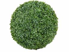 Plante artificielle haute gamme spécial extérieur / buis boule gg artificiel - dim : h.50 x d.50 cm