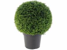 Plante artificielle haute gamme spécial extérieur / cyprès artificiel vert - dim : h.55 x d.45 cm