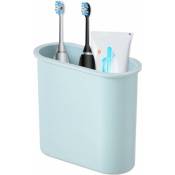 Porte-brosse à dents mural pour salle de bain – Porte-brosse à dents mural autocollant pour brosse à dents électrique, dentifrice, rasoir