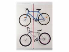 Range-vélos sol/plafond 2 vélos