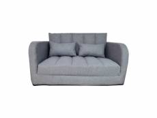 Rebecca mobili canapé-lit pliant en tissu polyester gris canapé-lit pliant pour chambre d'enfant RE6676