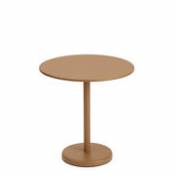 Table ronde Linear Café / Ø 70 cm - Acier - Muuto marron en métal
