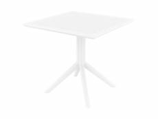 Table sky 80 cm , blanc