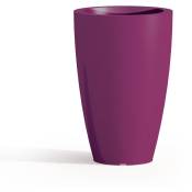Tekcnoplast - Pot rond en résine mod. Parodia ø 33 cm h 50 violet