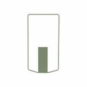Vase Itac / Rectangulaire - L 34 x H 62 cm - Fermob