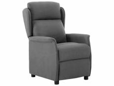 Vidaxl fauteuil inclinable gris clair tissu 289776