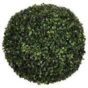 Boule de buis artificielle coloris vert en Polyéthylène - diamètre 38/36 cm Pegane