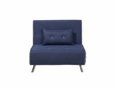 Canapé-lit en tissu bleu farris 85659