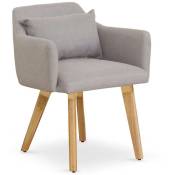 Cotecosy - Chaise / Fauteuil scandinave Gybson Tissu