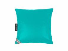 Coussin similicuir indoor turquoise happers 50x50 3804218