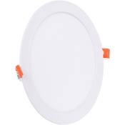 Downlight led rond extra-plat 20W - Coupe ø 225mm - Blanc Froid - Blanc Froid