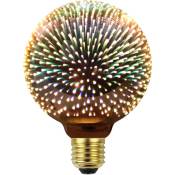 Edison Ampoule 3D Feu D'artifice Led Ampoule 4W 220-240V E27 Spécialité Ampoule Décorative (G95)