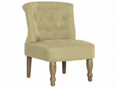 Fauteuil chaise siège lounge design club sofa salon française vert tissu helloshop26 1102248