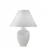 Lampe de table CHIARA blanc 1 ampoule Diamètre 40 Cm