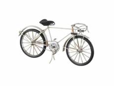 Paris prix - statuette déco "vélo de course" 30cm gris