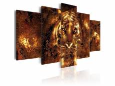 Paris prix - tableau imprimé "golden tiger" 100 x 200 cm