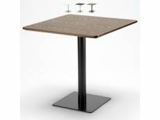 Table basse carrée 90x90 avec pied central pour bistro et bar horeca AHD Amazing Home Design