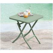 Table d'appoint carrée pliante Greensboro Olive -