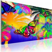 Tableau papillons exotiques - 120 x 80 cm