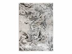 Borges fluides - tapis graphique effet fluide gris 120x170