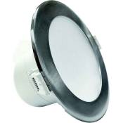Collerette acier inoxydable - Pour spot : 17 w - Diamètre : 174 mm Lampo Inox